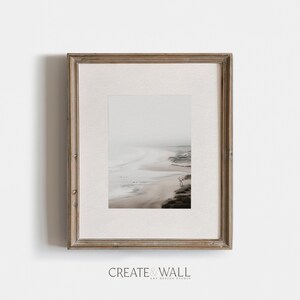 Zen Wall Decor Earth Tone Art Bar Cart Art Beige Neutral Sea Tan Wall Art Wall Prints Trendy Wabi Sabi Art Vintage Beach Paint