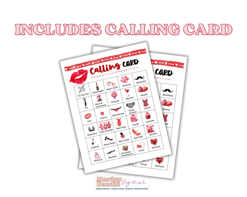 Galentines Bingo Game With 30 Unique Printable Bingo Cards, Galentines ...