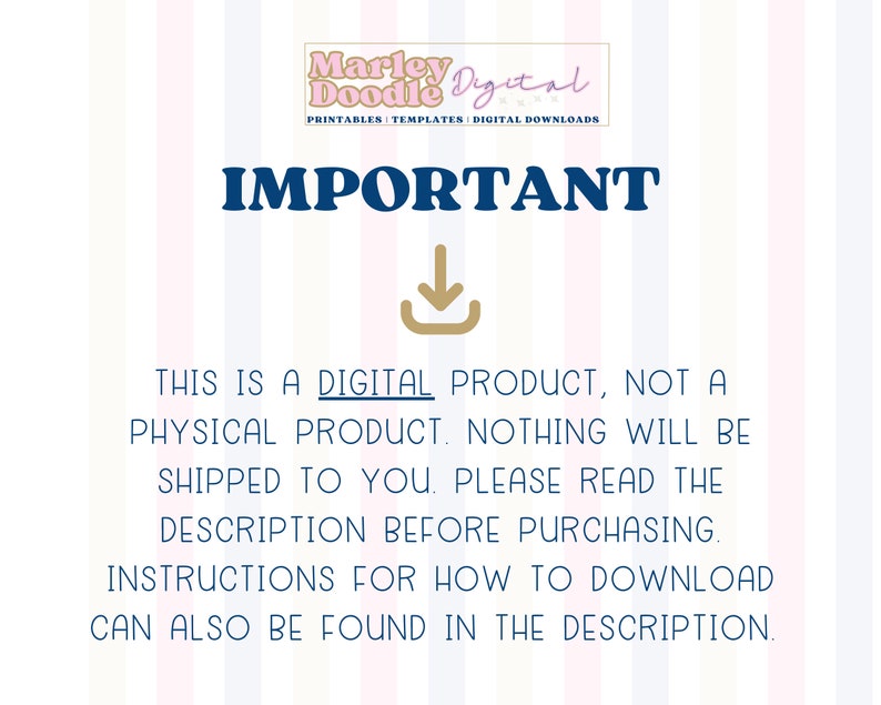 This is a digital download nothing physical will be shipped.