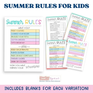Reglas de verano editables para limitar el tiempo frente a la pantalla