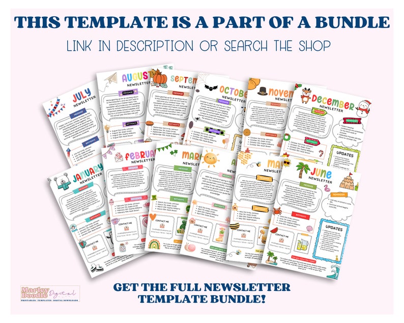 Jnauary Newsletter Template: Winter School/pto Newsletter (canva ...