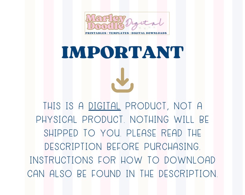 This is a digital download nothing physical will be shipped.