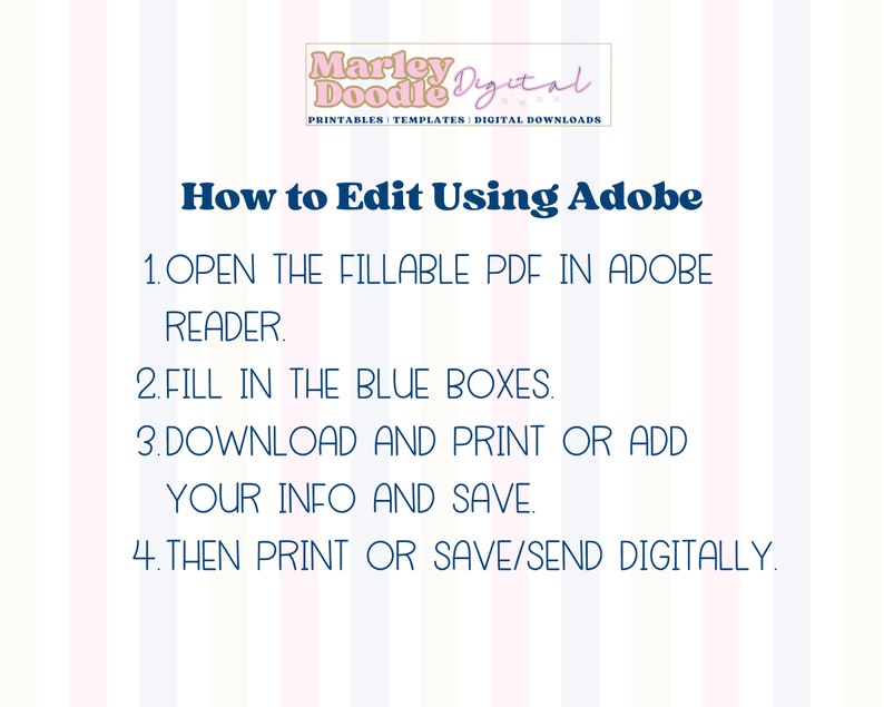 How to edit order forms with Adobe.
