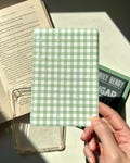 Kindle Paperwhite Insert - Matcha Green Gingham | Holographic Cardstock E-reader Insert | Kobo Clara, Clara Colour, Libra | Vivlio Light product logo