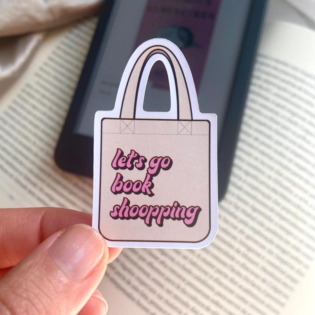 Book Shopping Kindle Sticker Bookish Book Addict Sticker Kindle Kobo ...