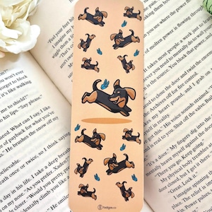 Cute Bookmark Dog Bookmark Dachshund Bookmark Animal Bookmark Gift for Readers Book Lovers Dog Lovers Book Accessories Dog Mom Gift