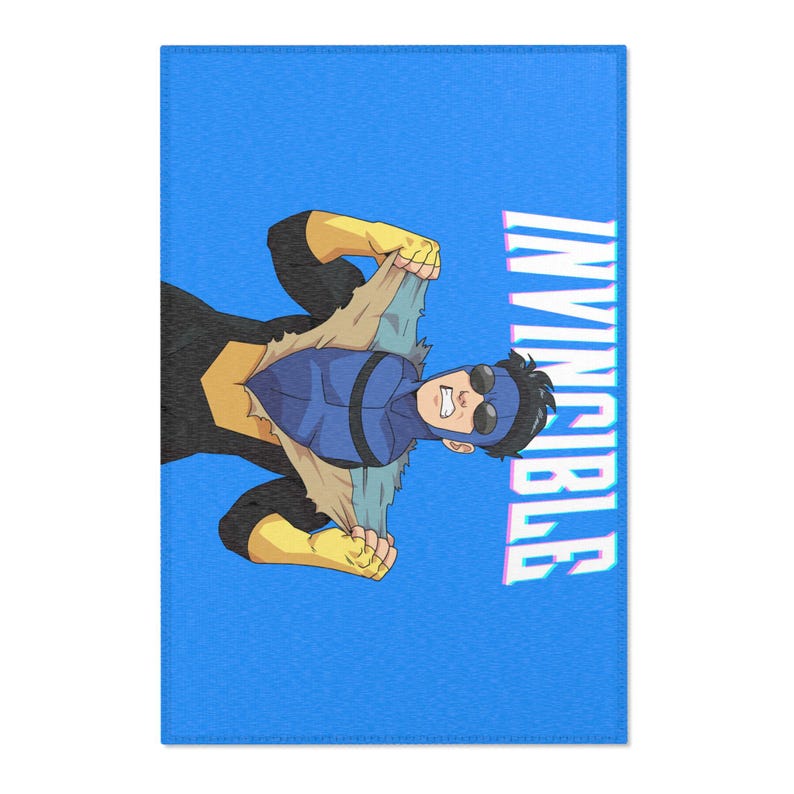 Invincible Custom Rug Invincible Mark Grayson Rug: Superhero Comic Decor - Etsy