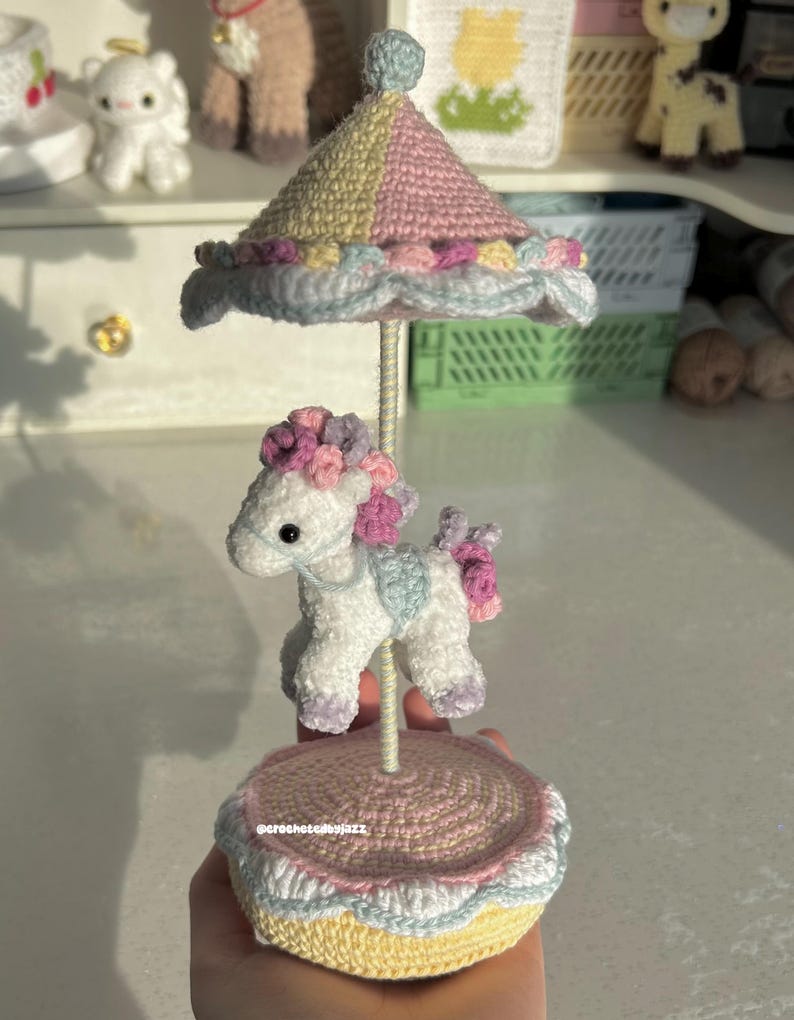 Baby Horse Carousel Crochet Pattern ONLY PDF File Amigurumi Plush ...
