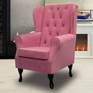 Pink armchairs for 2025 sale