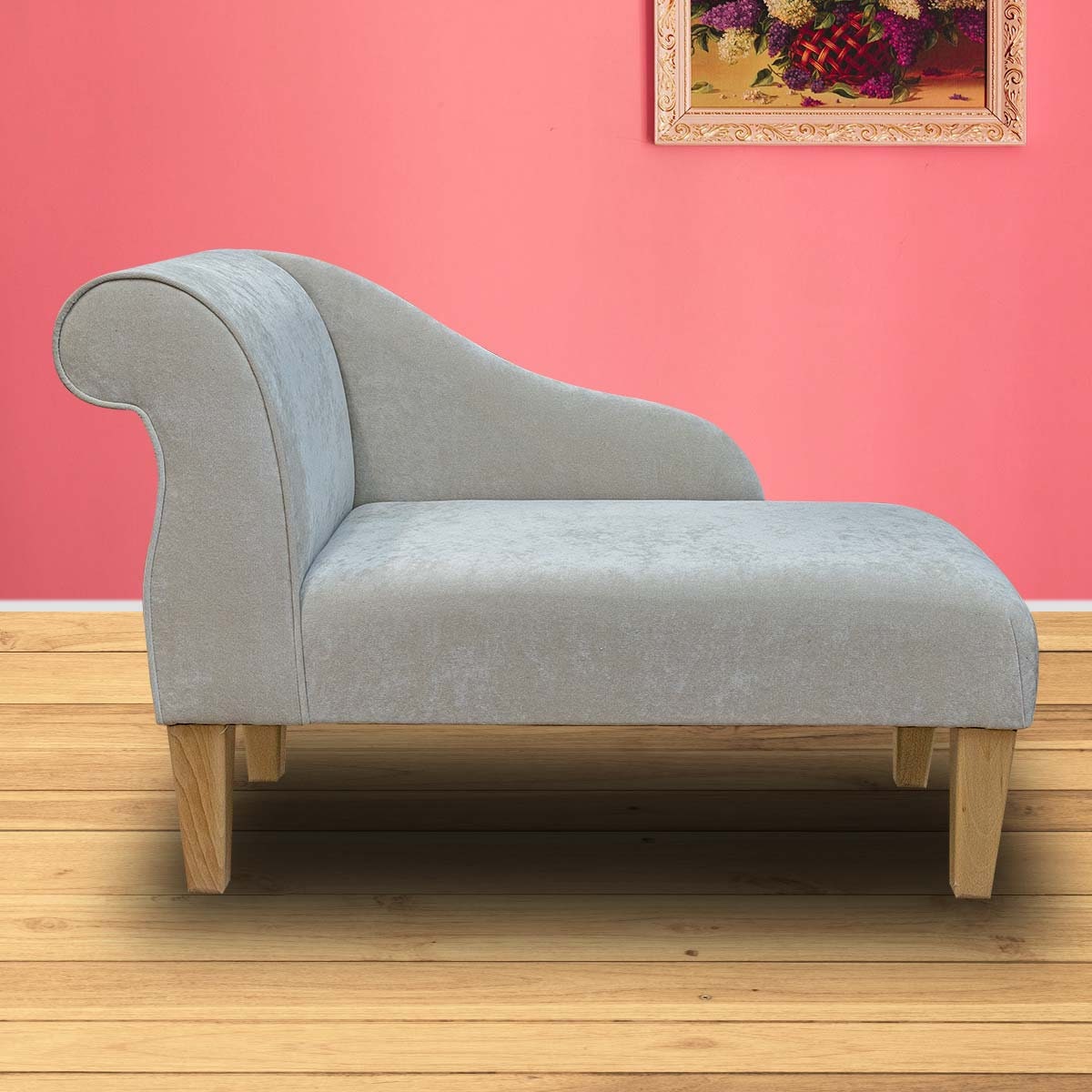 Chaise Longue in Cream Strie Velvet Handmade British Upholstered Indoor Lounge Bespoke Made to Order Etsy