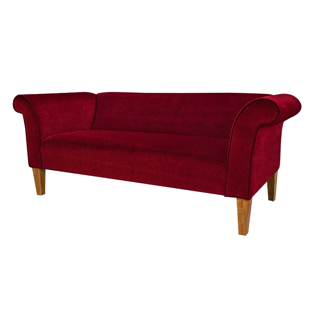Red Velvet Sofa Etsy UK