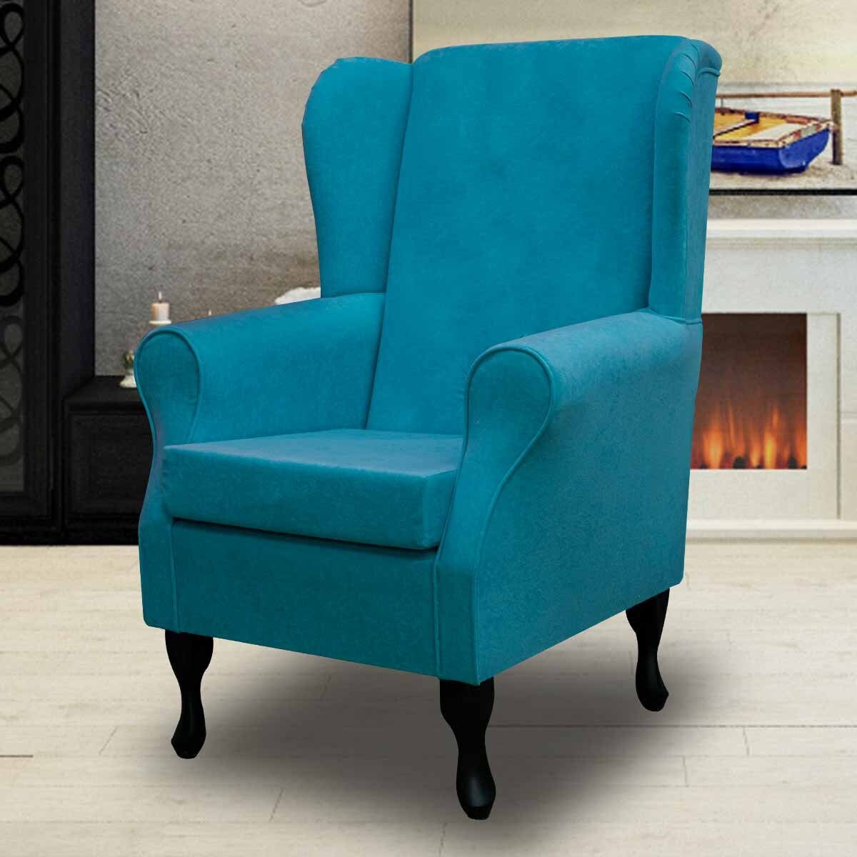 Turquoise Armchair Etsy UK