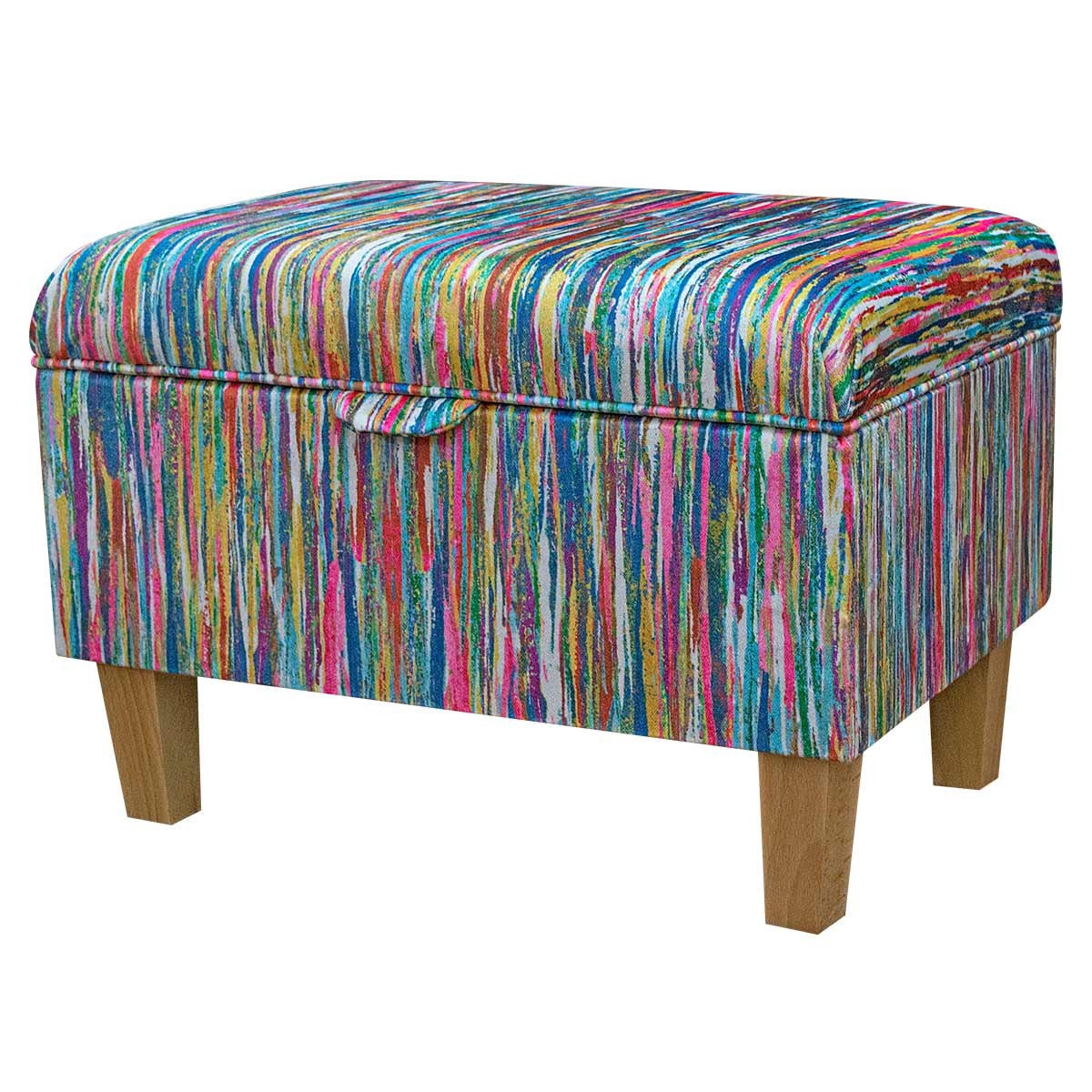 Colourful ottoman cheap