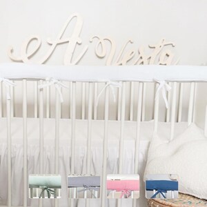 Bettauflage, gepolstert, aus weichem Musselin, Unifarben