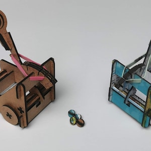 Plan catapulte pour découpe laser 2mm ou 3mm