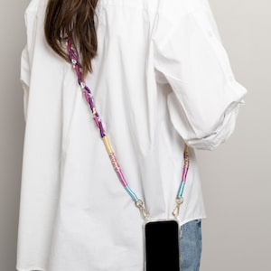 Crossbody Phone Strap/ Iphone Case With Long Strap/ Handmade Phone Strap/ Hands Free