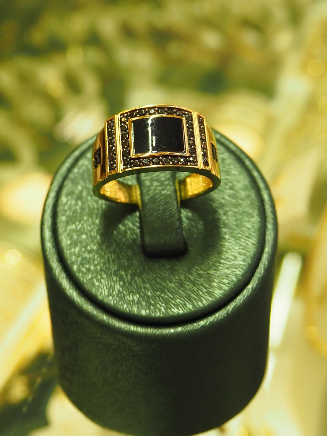 14k Solid Gold Ring for Men 14k Men's Rings 14k - Etsy
