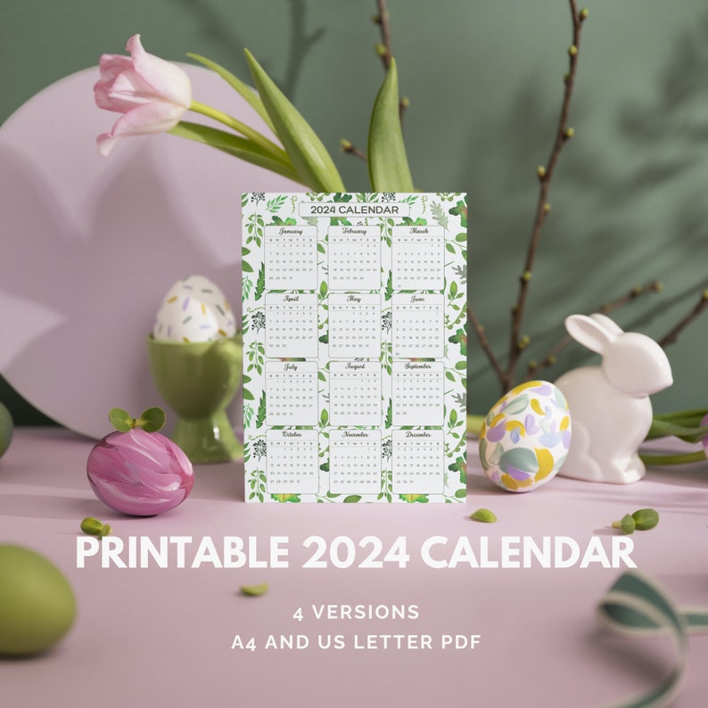 2025 Printable Wall Calendar 2025 Basic Printable Calendar A4 & US