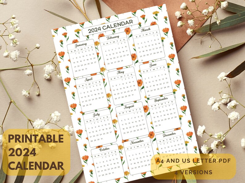 2024 Printable Wall Calendar 2024 - Il 794xN.5429016018 Q0i4