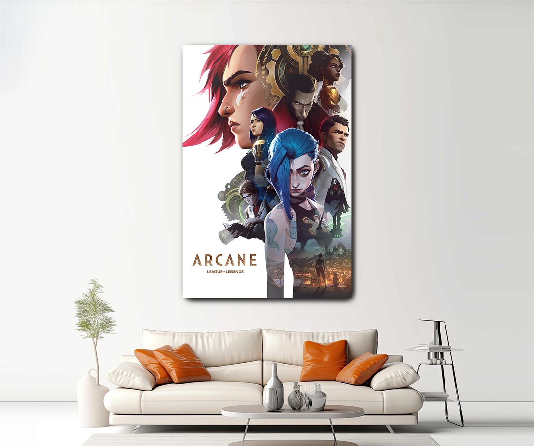 Arcane Poster League of Legends Poster Etsy