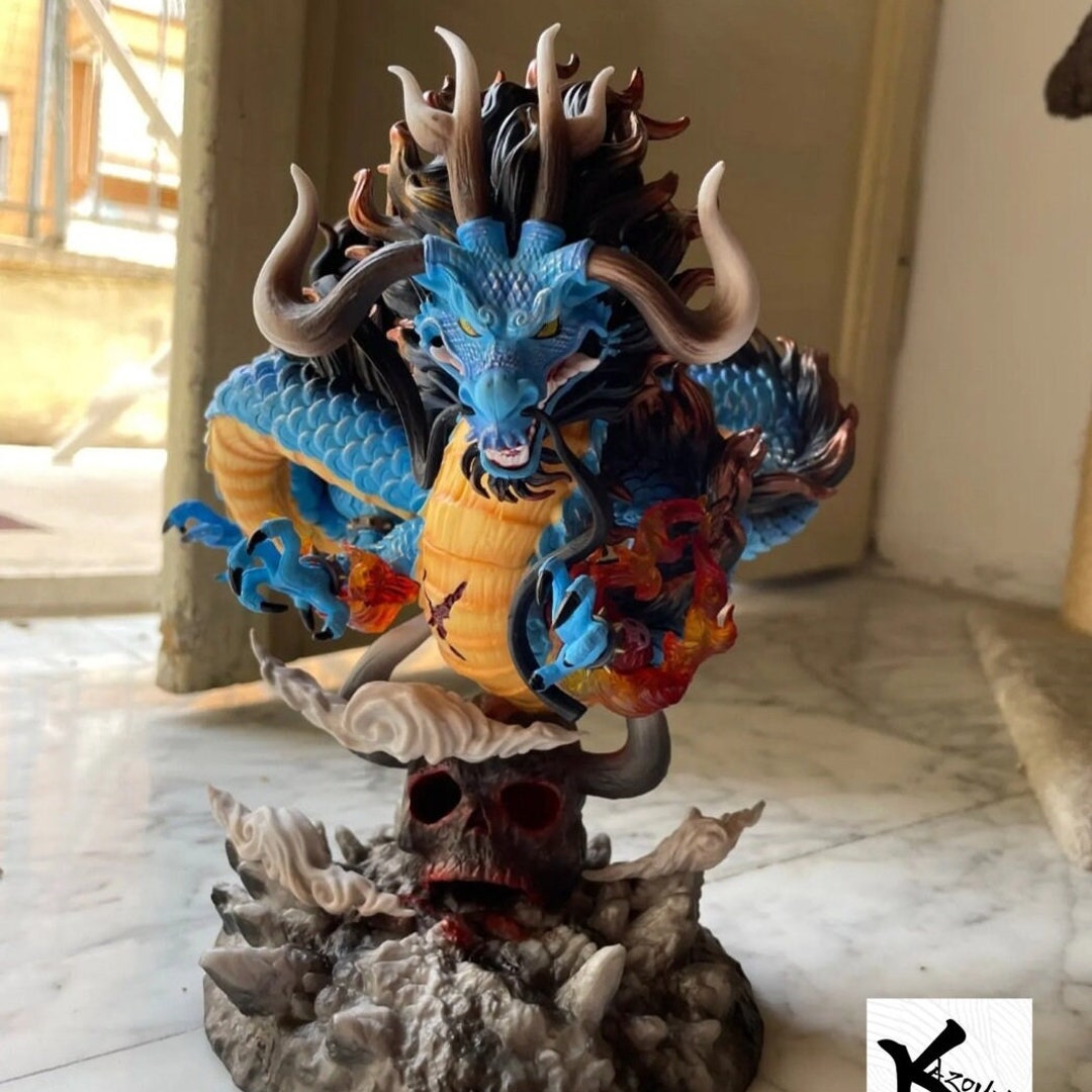 One Piece Kaido Dragon Form Figure 22 Cm Collection With Etsy