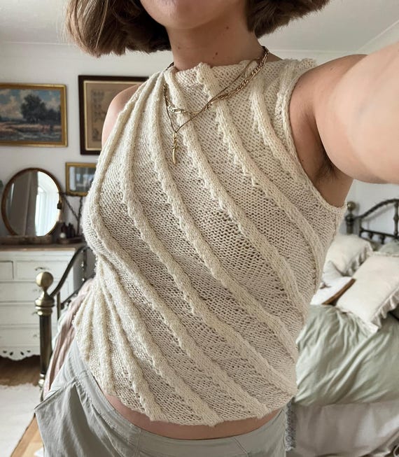 The Twister Tank - Knitting Pattern - Digital Download - Etsy