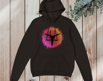 Aerial Trapeze Star on the Bar Pullover Hoodie