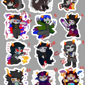 HOMESTUCK STICKERS - PREORDERS