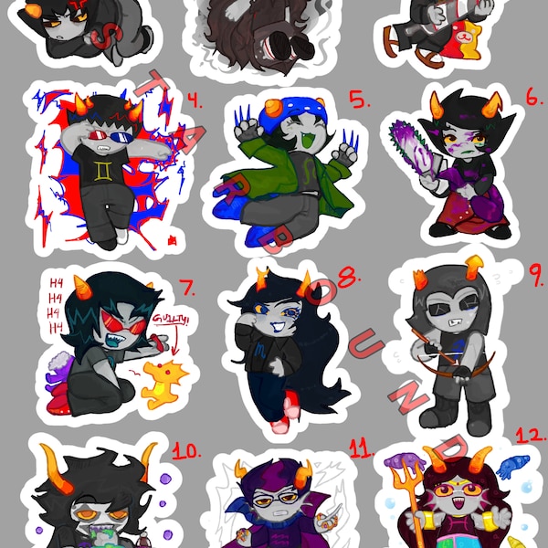 HOMESTUCK - MYSTERY KEYCHAINS