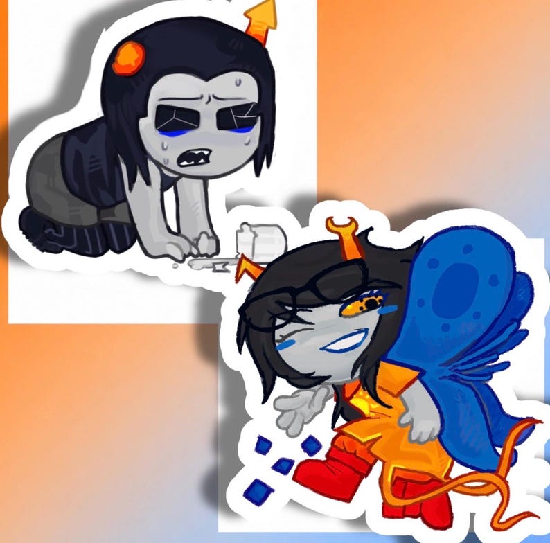 HOMESTUCK Keychains - BETA TROLLS (preorder) - Etsy