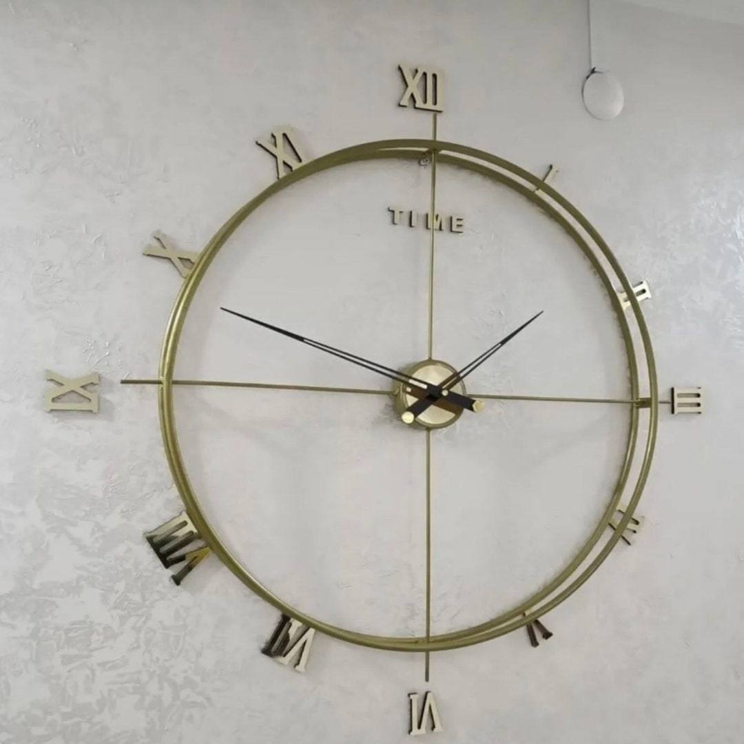 Extra Large Roman Number Wall Clock, Uniqe Large Wall Clock, Extra