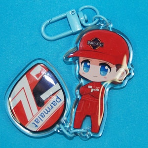 Niki Lauda Schlüsselanhänger Formel 1 Acryl Anhänger F1 Geschenke
