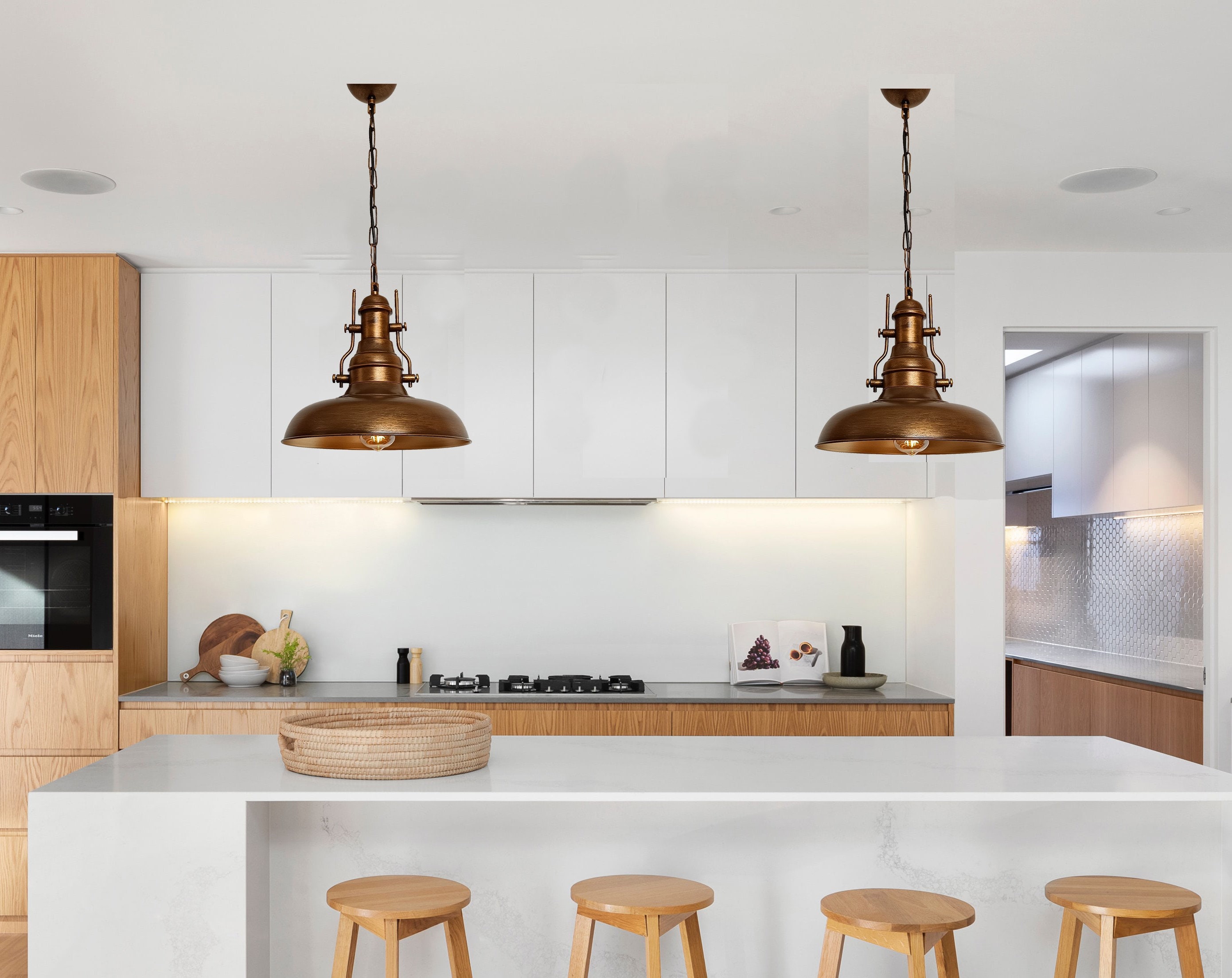 Pendant Light for Kitchen Island, Copper Lighting Pendant, Vintage