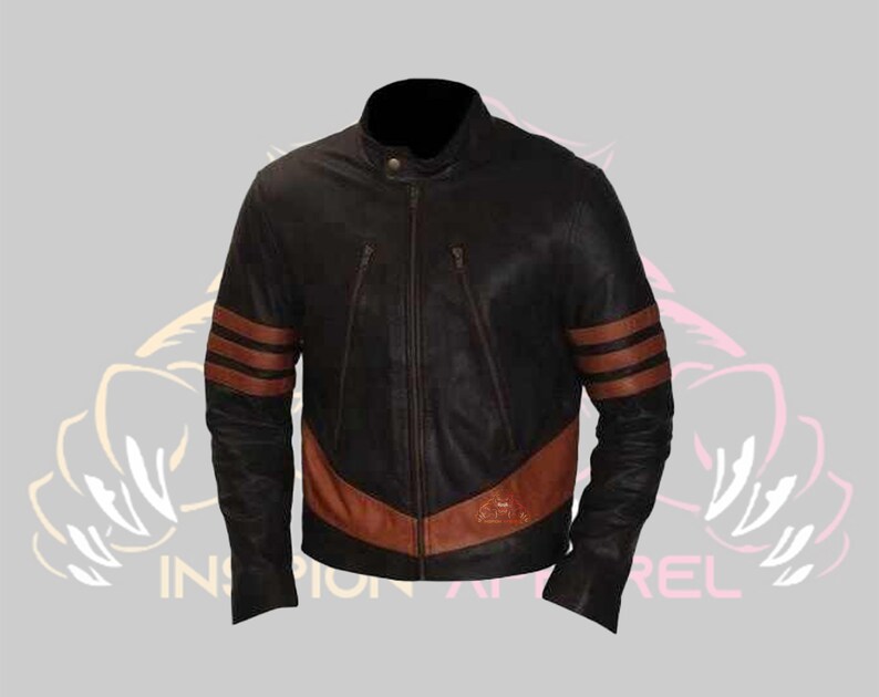 Xmen Wolverine Leather Jacket Xmen Wolverine Leather Jacket Etsy