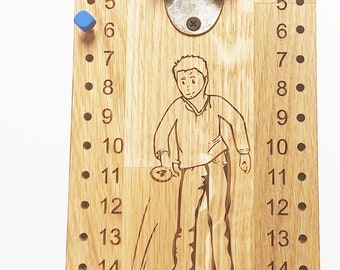 compteur de jeu de palets en bois