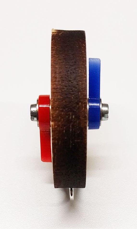compteur à points pour pétanque en bois de 0 à 13 points