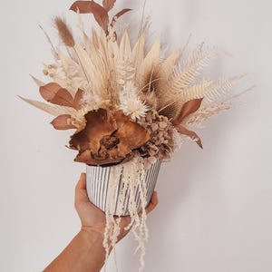 Brown and Neutral Flower Arrangement