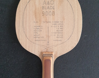 Tafeltennismes AO 9008 offensief textreme carbonstof