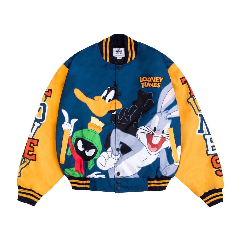 NASCAR JH DESIGN Bugs Bunny Looney Tunes Kids Jacket Size 