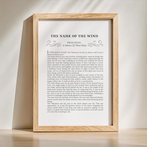 The Name Of The Wind | DIGITAL PRINT | Name Of The Wind Art Print | Kingkiller Chronicles | Patrick Rothfuss | Kvothe | Notw Digital Art