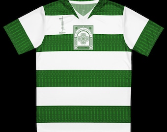 Búaid-Glaschu Ceilteach Sgioba Ballcoise-Glesga Celtic Fitbaw Club-In Cúas Glas Foirenn Caide-léine abhaile-Glasgow Football Kit Home Jersey