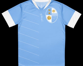 Búaid- Uruguay- la selección uruguaya de pelota/fútbol/balompié- léine caide/peile- Uruguayische National Football/Fußball Team Kit Heimtrikot