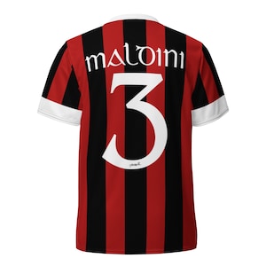 Búaid- Milano leggenda #3 maglia di calcio- léine caide abhaile- Milan Club Football/Soccer Team Kit Home Icon Jersey
