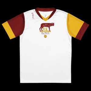 Búaid- Roma- Calcio Romano- léine caide/peile as baile- Rome Club Football/Soccer Team Kit Away Jersey
