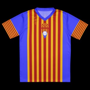 Búaid- Catalunya - samarreta de football de la selecció català- léine caide/peile- Catalonia National Football/Soccer Team Kit Home Jersey