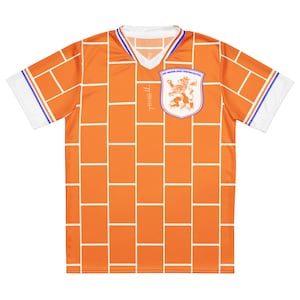 Búaid- Nederland Voetbalelftal- léine caide/peile- Netherlands Dutch National Football/Soccer Team Kit Home Jersey