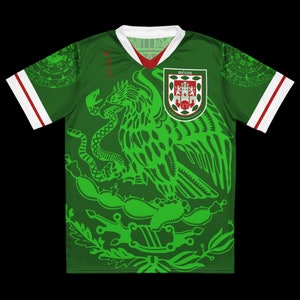 Búaid- México- la camiseta local de la selección mexicana- léine caide/peile abahile- Mexican National Football/Soccer Team Kit Home Jersey