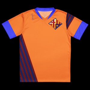 Búaid- Barcelona Club de Fútbol- léine caide/peile as baile- Barcelona Club Football/Soccer Team Kit Away Jersey