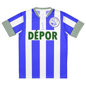 Camiseta Búaid- A Coruña Galiza- Cathair Brighde léine peile- La Coruña Galicia Club Fútbol Primera Equipación