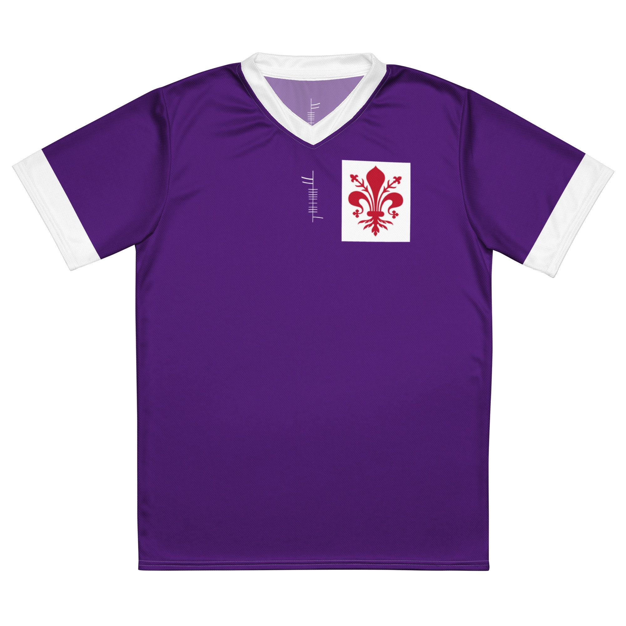 ACF Fiorentina Club Soccer Football Men's T Tee Shirt Handmade Team Sports  color